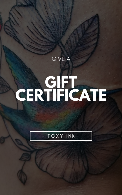 Foxy Gift Certificate