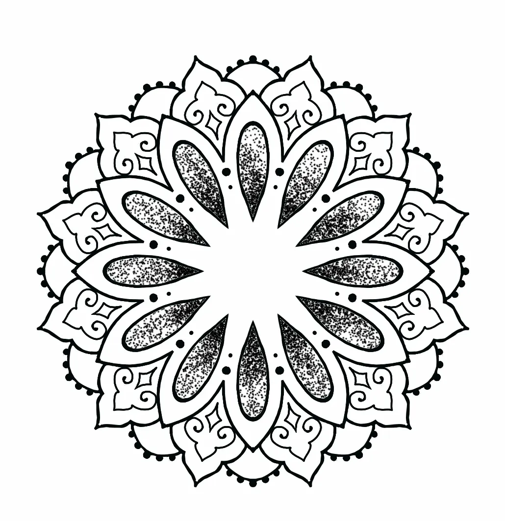 Sacred Mandala - Detail View